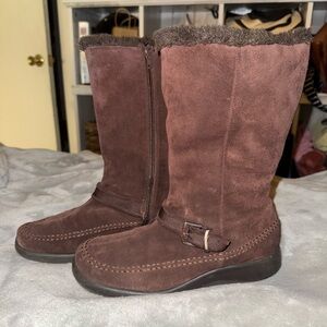 Brown Suede Women's Boots